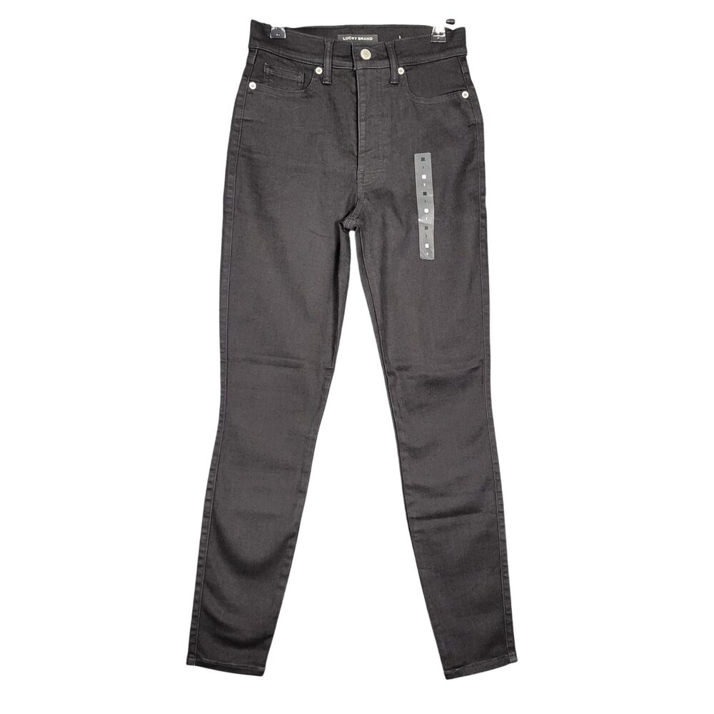 NWT LUCKY BRAND Black Unifit Mid Rise Skinny Stretch Denim Jeans SIZE 3 / 27-29